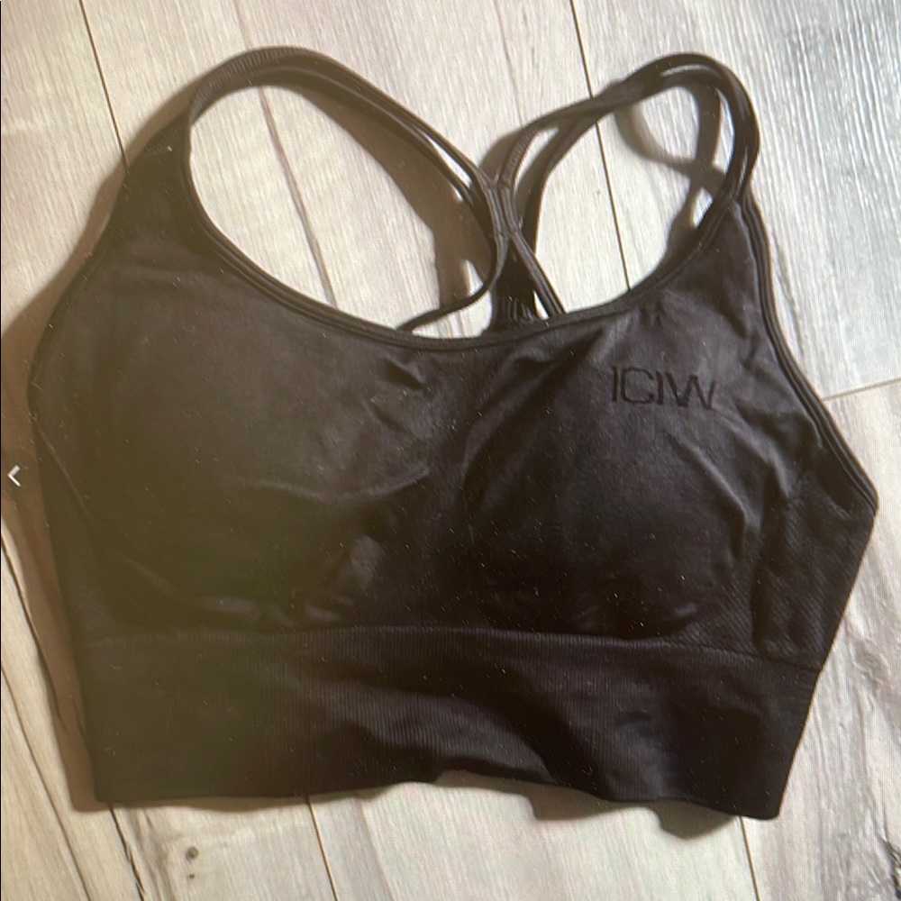 Women's Black Sports Bra